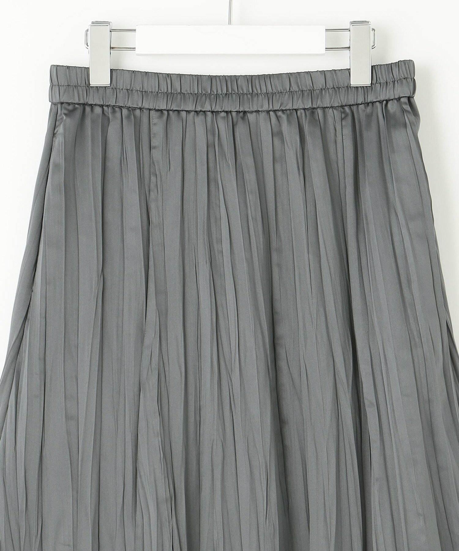 【SLOW/一部店舗限定】リンクルサテン スカート